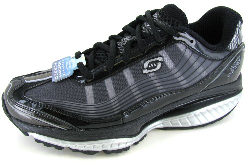 Skechers Women's Liv-Smart Lace-Up Sneaker,Black,7.5 M US