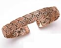 Copper Braids - Copper Bracelet - From India