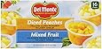Del Monte Mixed Fruit/Peaches Snack Cup, 4 Pound