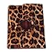 HDE Rotating iPad Case Magnetic Folding Leather Cover Folio Flip Stand for Apple iPad 2 iPad 3 iPad 4 (Cheetah Print)