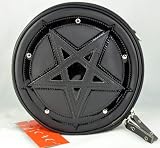 Black Pentagram Purse Makeup Bag Pvc Leather Wicca Goth