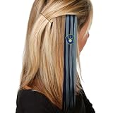 MLB Milwaukee Brewers Ladies Navy Blue-Silver Sports Extension Hair Clips