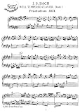 Bach, J.S. Book I: Prelude and Fugue No. 13: Instantly download and print sheet music