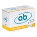 o.b. Super Plus Absorbency Tampons 40-Count Boxes (Pack of 3)