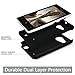 Nokia Lumia 735 Case, Nokia Lumia 730 Case, MagicMobile [Dual Armor Series] Durable [Impact Shockproof Resistant] Double Cover [Hard Shell] + [Flexible Silicone] Case for Nokia Lumia 730/635 - Black