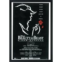 Beauty and The Beast Poster Broadway Theater Play 11x17 Terrence Mann Susan Egan Burke Moses
