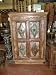 Multicolor Antique Armoire Rustic Patina Carved Teak Cabinet !!