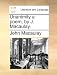 Unanimity a Poem, by J. Macaulay.