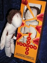 VOODOO DOLL ANATOMICALLY CORRECT UNFORTUNATE MALE STRESS RELIEF REVENGE PAYBACK LOVE MAGIC FUN New Orleans Style Mojo Hoodoo POPPET DOLL KIT, Includes 2 Yoodoo Voodoo Matching Poke 'em Where it Hurts the Most Stainless Steel Ornate Decorated Pins and Instructions