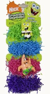 Spongebob Ponytail Scrunchy Bands - Nickelodeon Spongebob Squarepants Silly Ponies (8 Pcs Set)