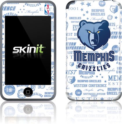 Skinit Memphis Grizzlies Historic Blast Vinyl Skin for iPod Touch (1st Gen)