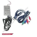 (3 in 1) Lion-Battery for PS3 Playstation 3 + Charging Cable for Playstation3 PS3 + Component AV Cable for PS3 Playstation 3