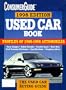 Used Car Book 1998 (Consumer Guide Used Car & Truck Book)
