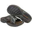 Men's Rockport HAWLEY Leather Comfort Slide Sandals