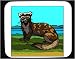 Decorated Mouse Pad with lemur, animal, rodent