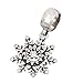 Crystal Snowflake Scarf Jewelry