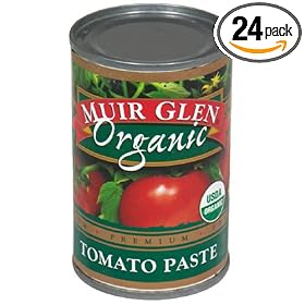 Muir Glen Organic Tomato Paste, 6-Ounce Cans (Pack of 24)