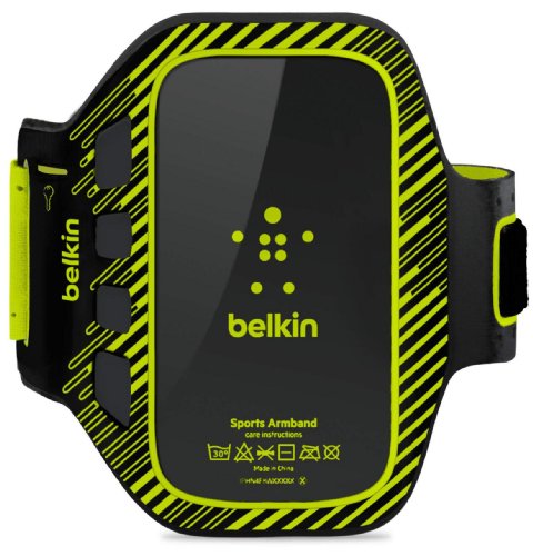 Belkin F8M428cwC00 Neopren EaseFIT Plus Sport Armband f&uuml;r Samsung Galaxy S3 schwarz/lime [ Preisvergleich