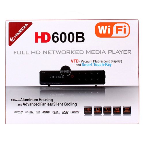 Greatest Buy Built-in WiFi HiMedia Full 1080P HD Network Media Player HD600B