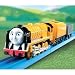 Thomas and Friends Motorized Road and Rail Battery Powered Tank Engine : Murdoch with 2 Freight Wagons