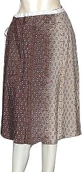 Comfortable Clothing Cotton Block Prints Handmade Skirt Size 12(skt293a)