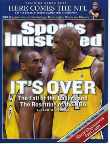 Sports Illustrated July 26, 2004 Shaq & Kobe Bryant/LA Lakers, Maria Sharapova, Carson Palmer/Cincinnati Bengals, Arturo Gatti,