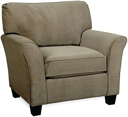 SoFab Sofab Muse II 39W x 36D x 37H Accent Arm Chair - Caress Smoke, 1698S-20-SFB110-27494, 1698S 20 SFB110 27494, 1698S20SFB11027494