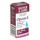 Bausch & Lomb Opcon-A Eye Drops, Eye Allergy Relief, 0.5 Fluid oz (15ml)