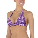 Mossimo Black: Paisley Halter with Jewel