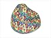 Elite Products 30-1021-822 - Child Prints Collection Large Bean Bag- Racecars
