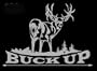 Buck Up Upstream Images Silver Vinyl Wildlife Car Truck Window Decal Sticker
