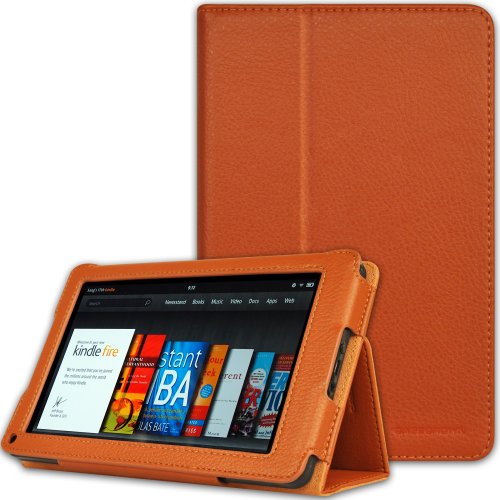 CaseCrown Bold Standby Case (Orange) for Amazon Kindle Fire Tablet (Not Compatible with Kindle Fire HD 7)