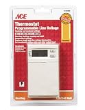 2 each: Ace Double Pole Programmable Line Voltage Thermostat (AELV4)