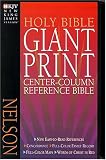 Nelson Classic Giant Print Center-column Reference Bible