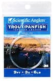 Scientific Anglers 9' 2X Trout / Panfish Tapered Leader 7 Lb.