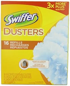 Swiffer Disposable Cleaning Dusters Refills, Unscented, 16-Count (Packaging May Vary)