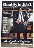 1991 Peter Almanza Ford Motor Company Print Ad (3641)
