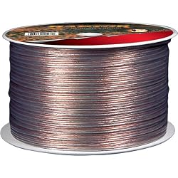 METRA Ltd S18-1000 18 Gauge Clear Speaker Wire - Larger Spool