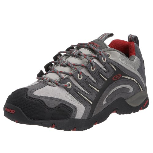 Hi-Tec Men’s Auckland WP Grey / Red 06534-HS7 8 UK