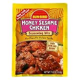 Sun Bird Seasoning Mix, Honey Sesame Chicken, .875-Ounce Packets (Pack of 24)