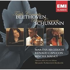 Beethoven: Triple Concerto; Schumann: Piano Concerto