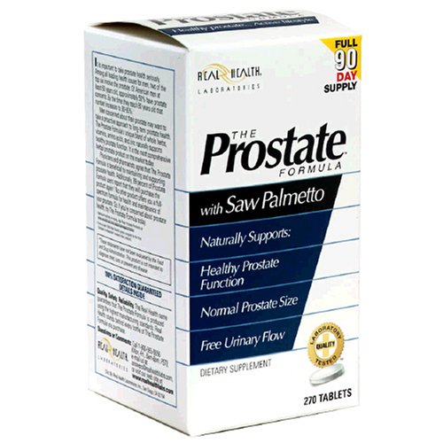 Real Health Laboratories Prostate Formula with Saw Palmetto, 270 Tablets