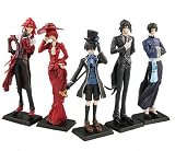 5 Anime Kuroshitsuji Black Butler Characters Figure SetIMAGE