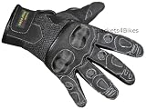 G43 NEW MOTORCYCLE BIKE MESH GLOVES ARMOR BLACK