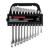TEKTON 1913 Combination Wrench Set, Metric, 11-Piece