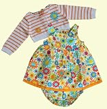 Dress Happy Whale + Tricot Jacket. Baby Girl (6m,12m).