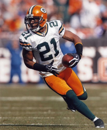 CHARLES WOODSON GREEN BAY PACKERS 8X10 HIGH GLOSSY SPORTS ACTION PHOTO (Q)