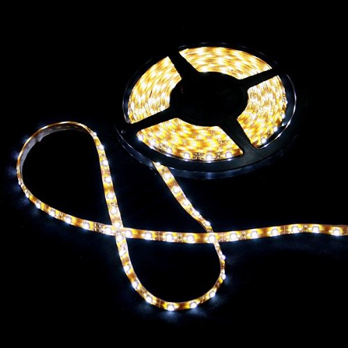5M SMD 3528 300 Epoxy LED Strip Light White Waterproof