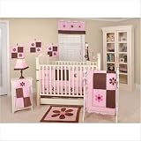 Bundle-89 Nursery To Go Pam's Pink Petals Crib Bedding Set