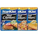 Starkist Tuna Creations- VARIETY PACK: 4 Sweet & Spicey, 4 Lemon Pepper, 4 Herb & Garlic (12 Pack)